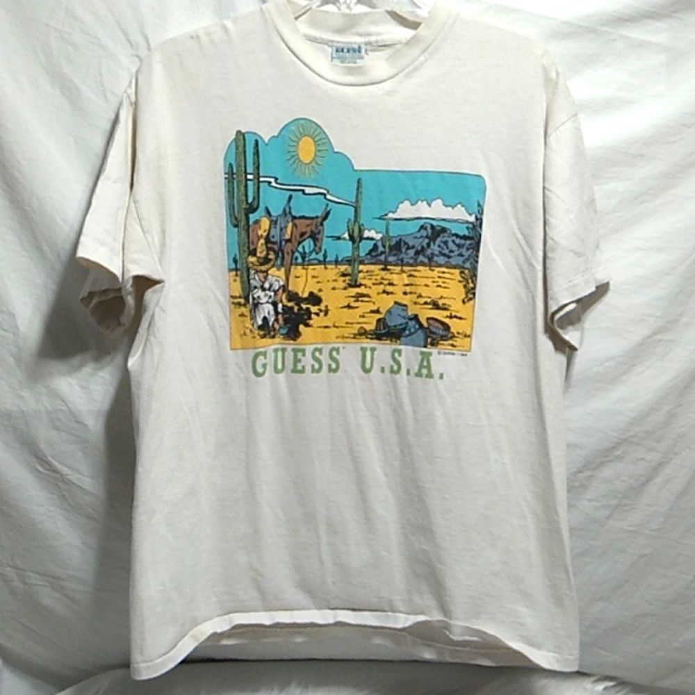 (A-80) SALE! RARE! 1992 GUESS U.S.A. By Georges Marciano One Of A Kind Shirt - Picture 1 of 12